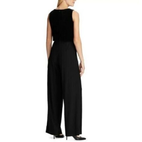 Chaps Women’s Wide-Leg Velvet Jumpsuit - Picture 3 of 6
